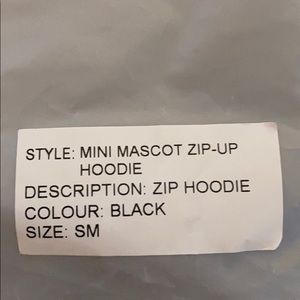 SOLD! DREW HOUSE BLACK ZIP UP